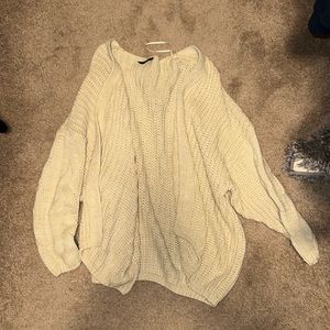 Chunky Open Cardigan